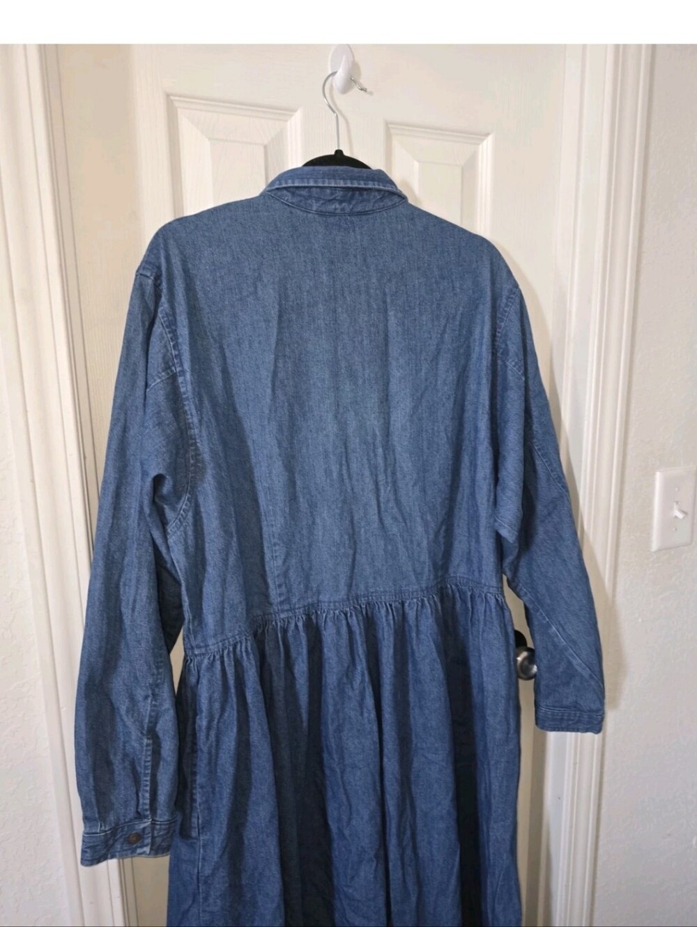 Vintage Eddie Bauer Maxi Denim Dress Size XL - Picture 13 of 16